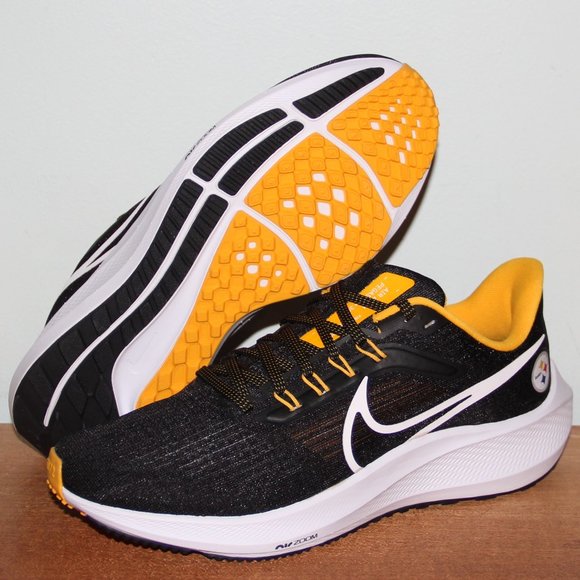 Nike Air Zoom Pegasus 39 Pittsburgh Steelers Running Shoes Mens 11.5 12 main image 4